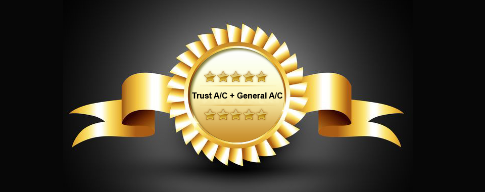 2 sets of accounts, i.e. Trust & General